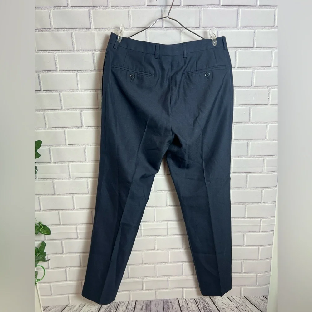 CALVIN KLEIN Blue Dress Pants with Tailored Slim Fit/size 32Wx30L